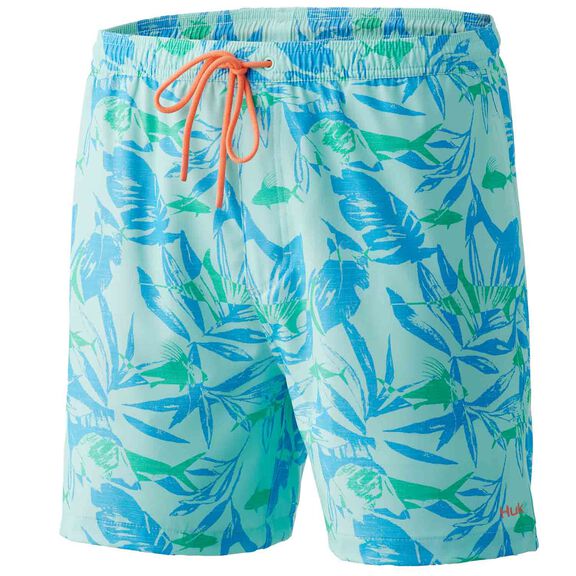 Men's Pursuit Ocean Palms Swim Trunks image number 0