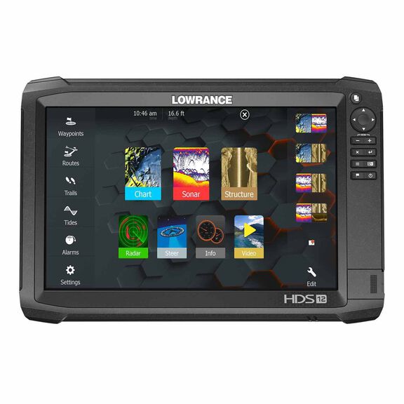 HDS-12 Carbon Multifunction Display with Insight PRO Charts and StructureScan 3D Transducer image number 2