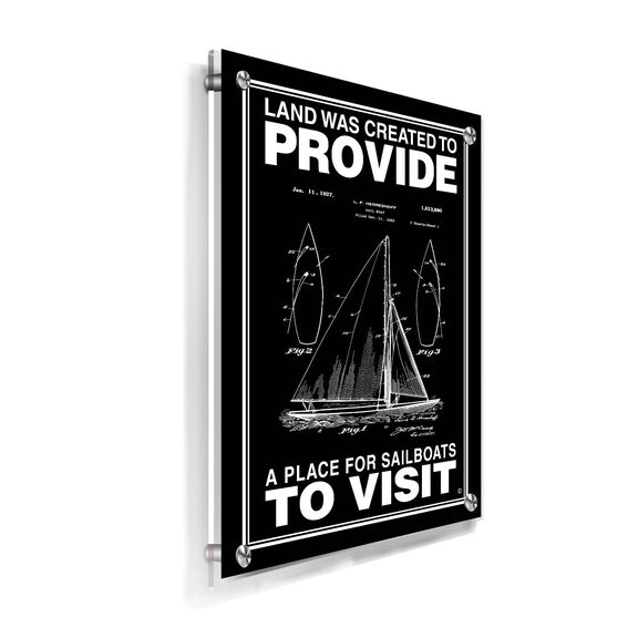 A Place for Sailboats to Visit Poster, Black image number 1