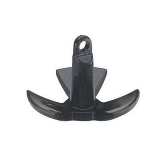 Attwood River Anchor – Ancre De Rivière 8,2 Kg Avec Revêtement PVC Noir, Pour Pêche Et Navigation Fluviale
