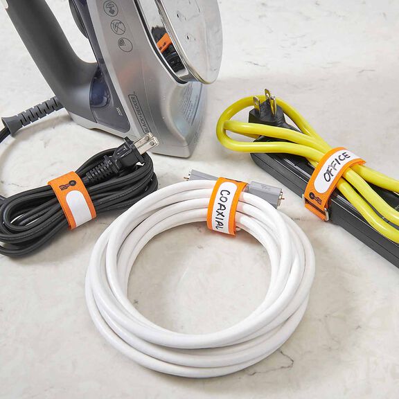 8" Storage Cinch Straps, 9-Pack, Orange image number 4