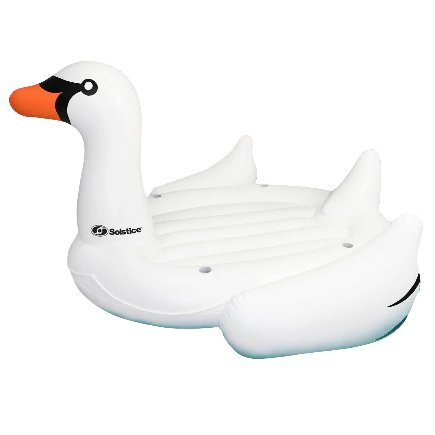Swimline Giant Inflatable Waffle Slice Swimming Pool Floating Water Ra