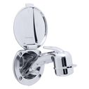 Recessed Shower Chrome Cup & Lid, Small Chrome Sprayer, 6' Stainless Steel Hose image number 1