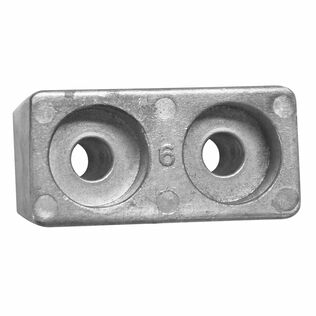 Aluminum Anode for Yamaha, 0.9" x 1.8" x 0.9"