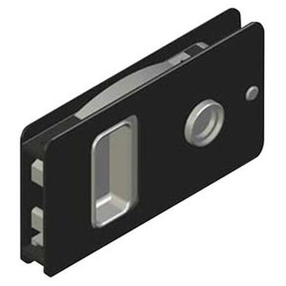 MF Flush & ProFlush Sliding Door Latch, Black image number 0