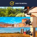 Vosker VKX Solar Powered 4G-LTE Outdoor Cellular Security Camera, No Wifi image number 1