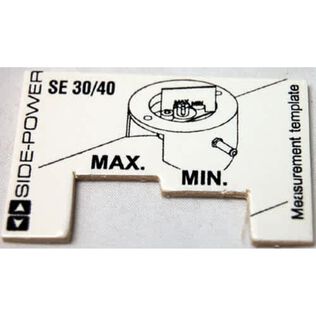 Side-Power Gauge, for height measurement to confirm | sheer pin engagement. SP30, SE30, SP35, SP40, SE40