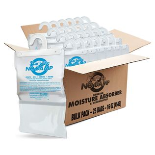 No Damp Dehumidifier Hanging Bags, 25-Pack