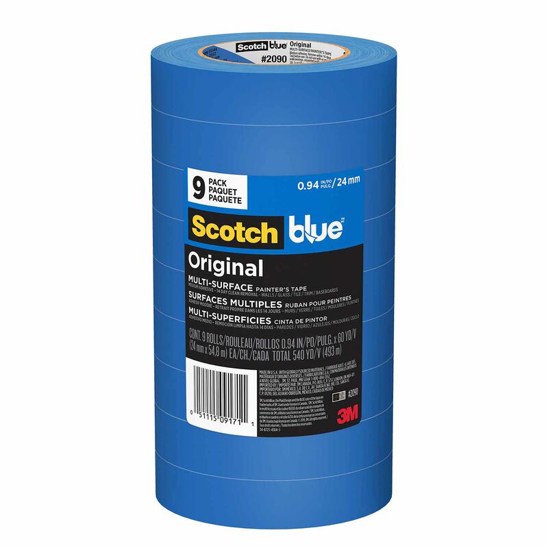 ScotchBlue Original Multi-Surface Painter's Tape, Blue, Paint Tape