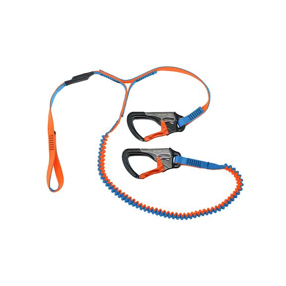 2 Clip & 1 Link Elastic Safety Tether image number 0
