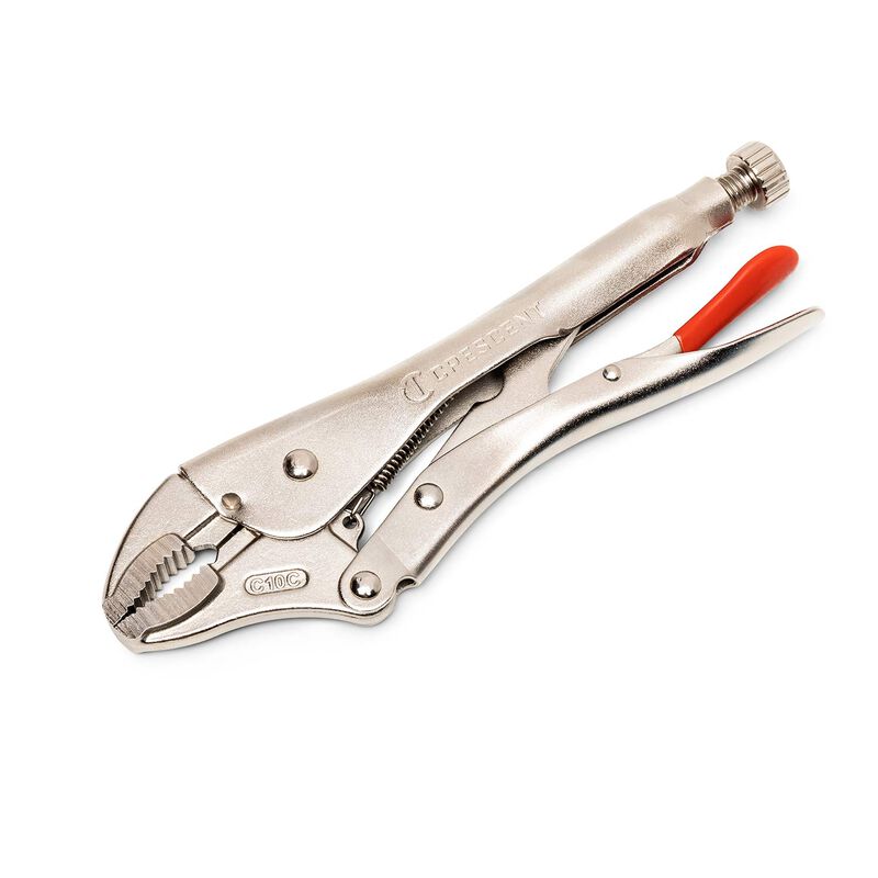 Crescent 10in Curved Jaw Locking Pliers with Wire Cutter - C10CVN-08