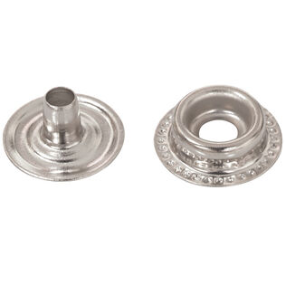 Button Stud with 1/4" Barrel and Eyelet, 10-Pack