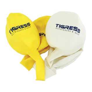 2 LARGE WHITE HELIUM BALLOONS