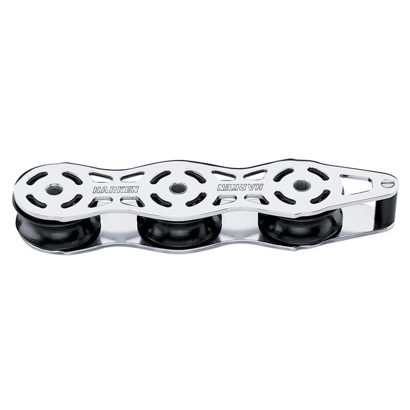 Harken 57mm Cruising ESP Stainless Steel Deck Organizer, 3-Sheave | For Sailing | by West Marine