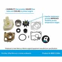 Quicksilver 8M0122064 Water Pump Repair Kit for Select Mercury 8-20hp 4-Stroke Outboards image number 2