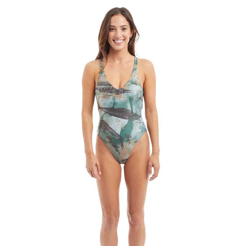 Women's Open Seas Naples Reversible One-Piece Swimsuit image number 0