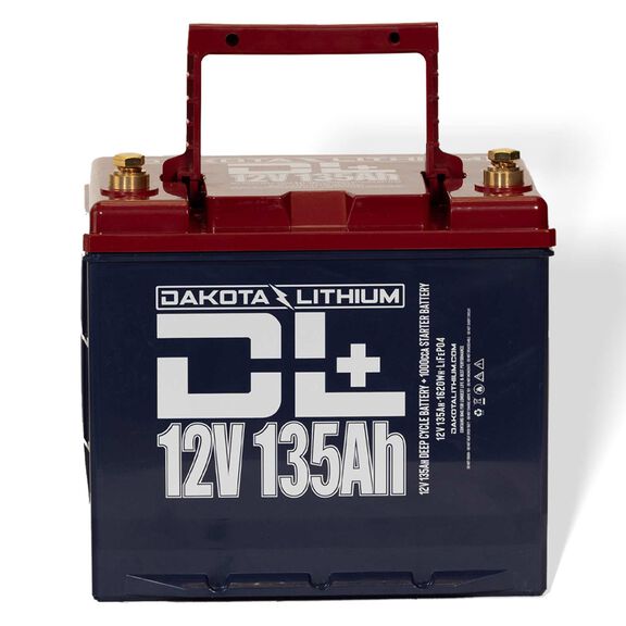Lithium Iron Phosphate Dual Purpose Battery, 12V, 135Ah, Group 24 image number 1