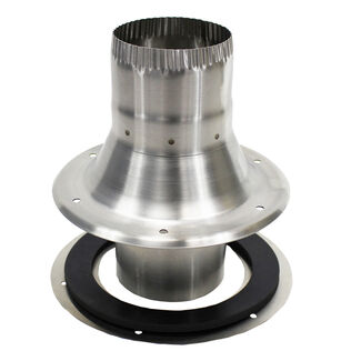 Thru-Deck Fitting for Solid Fuel & Diesel Heaters
