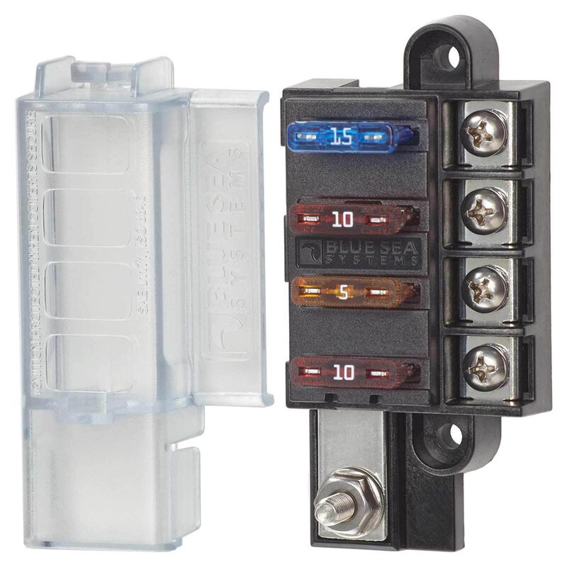 ST Blade Compact 4-Circuit Fuse Block image number 1