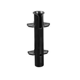 Plastic Rod Holder 12" Black Polypropylene