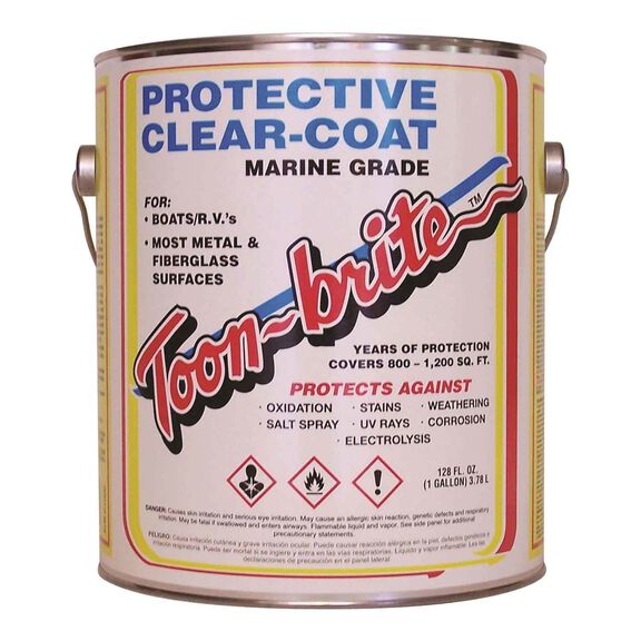 Toon-Brite Marine Grade Protective Clear-Coat for Aluminum Boats image number 0