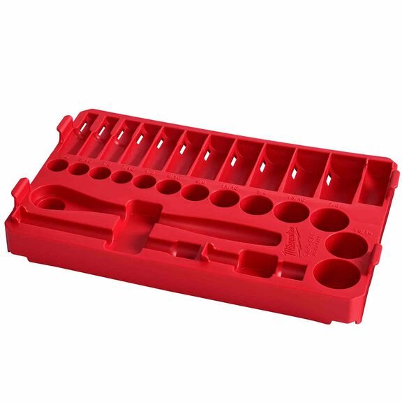 3/8" Ratchet and Socket Set in PACKOUT&trade; - SAE Tray, 28 Piece image number 0