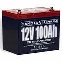 Lithium Iron Phosphate Deep Cycle Battery, 12V, 100Ah, Group 24 image number 0