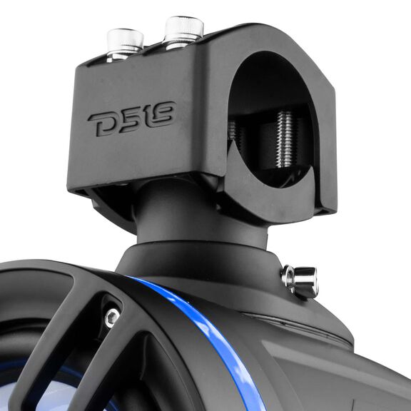 HYDRO 6.5" Marine Tower Speakers with Integrated RGB LED Lights, 300 Watts, Black image number 4
