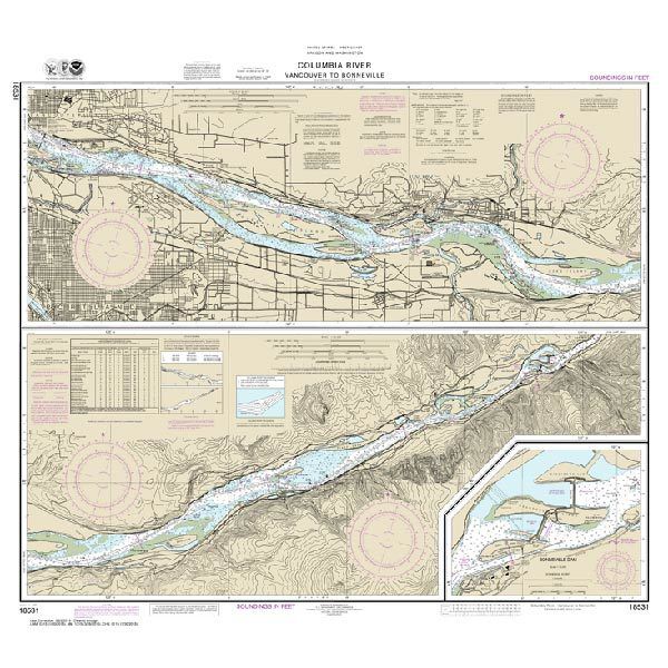 #18531 Columbia River Vancouver to Bonneville Bonneville Dam