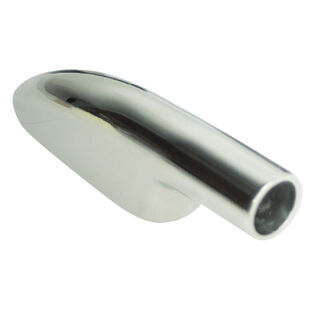 Stainless Steel End-Bottom Mounted 90&deg;, 7/8" Tube Outside Dia.