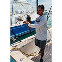 Men's Ocean Bound UPF Solid Hooded Shirt image number 3