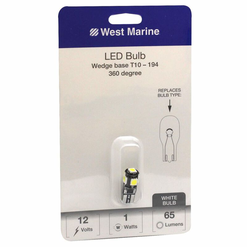 Wedge Base T10-194 360 degree LED Bulb image number 0