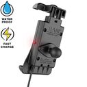 Quick-Grip&trade; Waterproof Wireless Charging Suction Cup Mount image number 3
