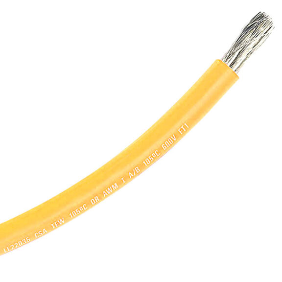 12 AWG Primary Wire by the Foot, Yellow image number 0