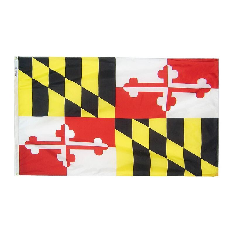 12" x 18" Maryland State Flag image number null