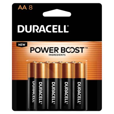Coppertop AA Batteries with POWER BOOST Ingredients, 8-Pack