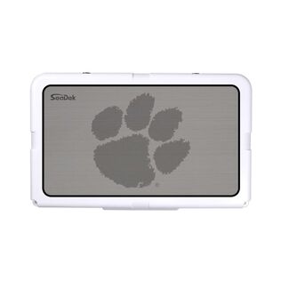 SeaDek Cooler Pad - Collegiate Collection - Fits RTIC 45 - Storm Gray / Black, Clemson