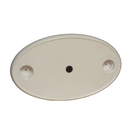 Oval Tabletop with Umbrella Socket