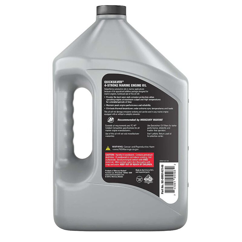 10W-30 Synthetic Marine Engine Oil, 1 Gallon image number 1