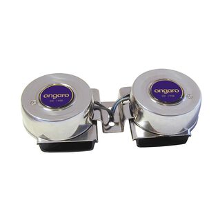Stainless Steel Waterproof Mini Compact Twin Horn