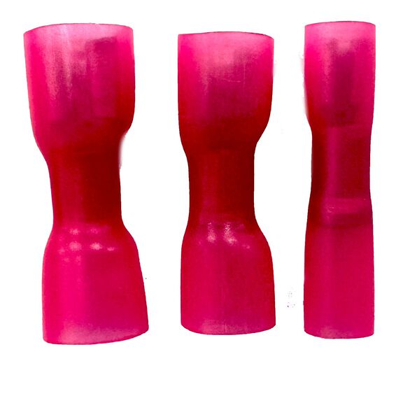 Female Double Crimp Heat Shrinkable Insulated Connectors, 10-Pack image number 0