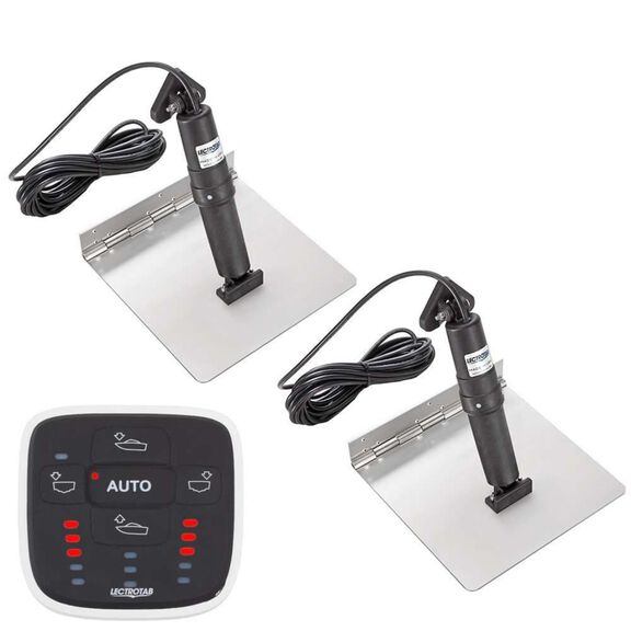 Stainless Steel Electric Trim Tab Kit, ALC-1 Automatic Leveling Control, 6LX9W Tab image number 1