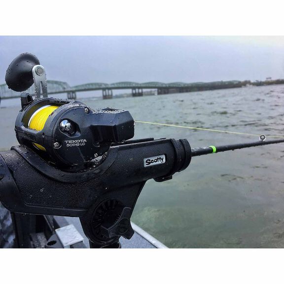 Tekota 501A Left-Hand Conventional Reel, 38" Line Speed image number 3
