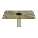 6" X 8" Threaded Square Base Satin Finish image number 0