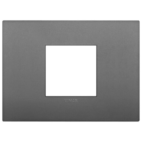 Vimar Arke 1-Module Classic Cover Plate, Technopolymer, White image number 0