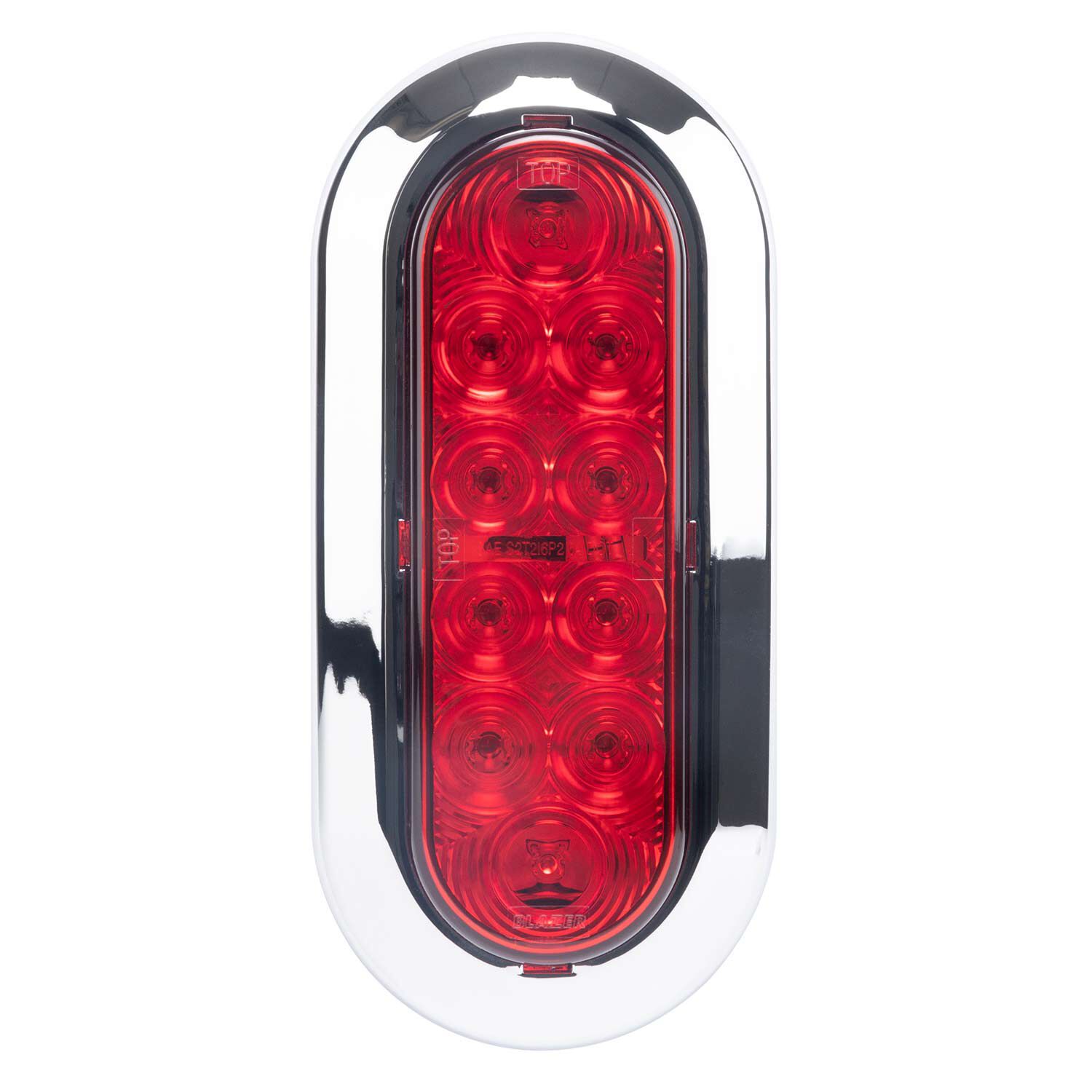 Oval LED Truck Trailer Lights W/ Built-In Flange - 6" LED Brake/Turn/Tail Lights - 3-Pin - Foto 12