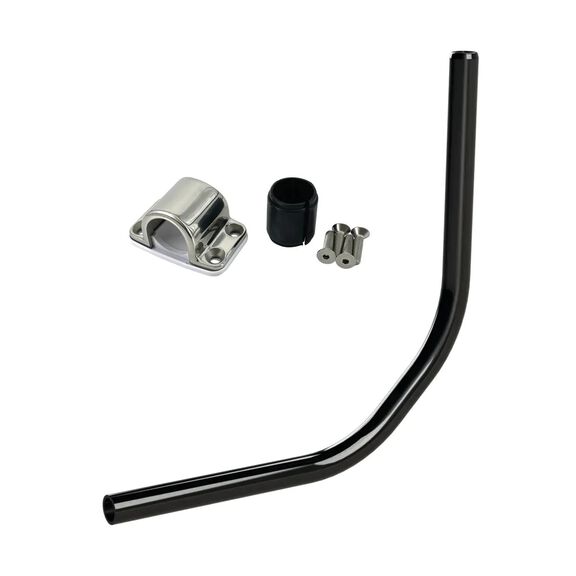 1-1/4" Light Bar for Closed Dome Radars - Black image number 0