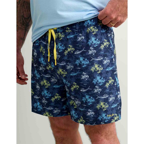 Men's Pursuit KC Printed Volley Shorts image number 0