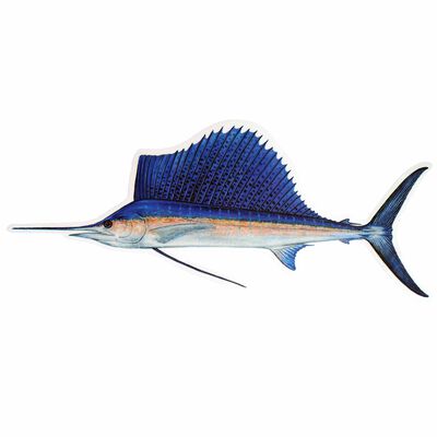 Sailfish Profile Fish Decal