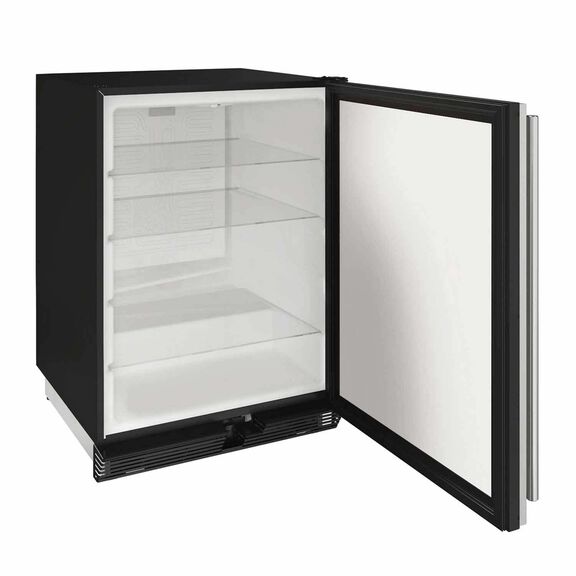 24" Stainless Solid Door Refrigerator image number 2